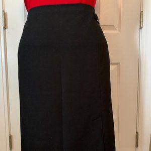 Ann Taylor Loft, Size 10, Black, Fully-Lined Skirt